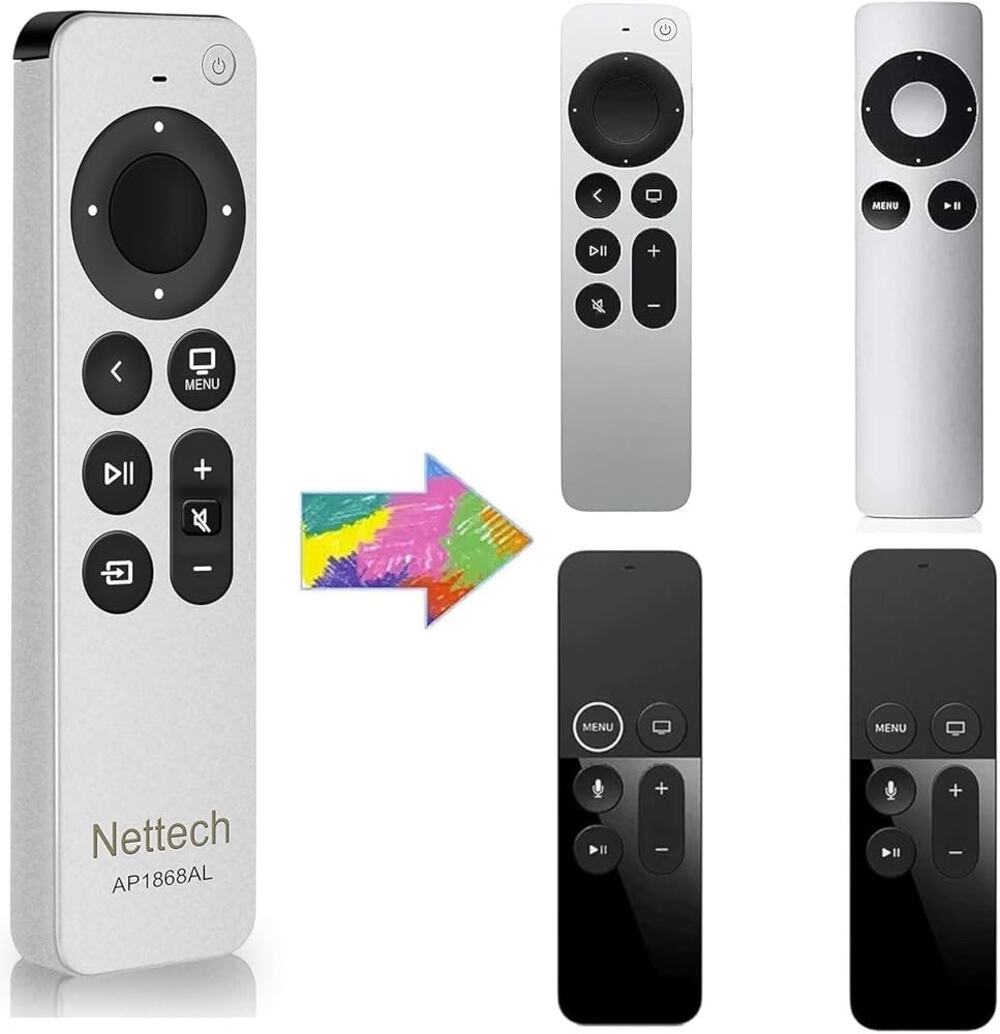 New Universal Replacement Remote Fit for Apple TV 4K/ Gen 1 2 3 4  HD